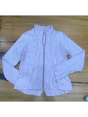 Lululemon Run 8 Travel to Track Jacket Pink Rose Quartz Floral Ventilated Lilac